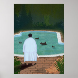 Him with those ducks poster