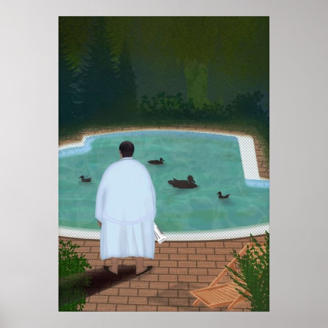 Him with those ducks poster (Front)