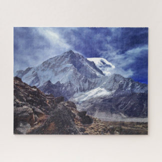 Himalaya mountain india nepal nature snow jigsaw puzzle