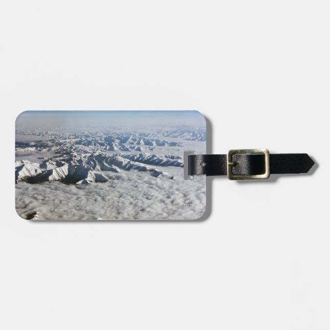Himalaya mountains under clouds - Tibet Luggage Tag (Front Horizontal)
