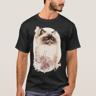 Himalayan Cat Japanese Cherry Blossom Sakura T-Shirt
