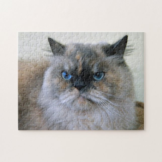Himalayan Cat with Blue Eyes Jigsaw Puzzle (Horizontal)