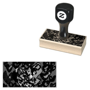 Himalayan Hearts Two-Tone Coffee Mug Teapot Water  Rubber Stamp