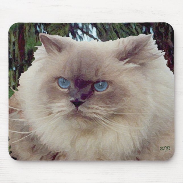 Himalayan Persian Cat Mouse Pad (Front)