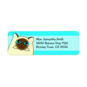 Himalayan Persian Cat Return Address Labels