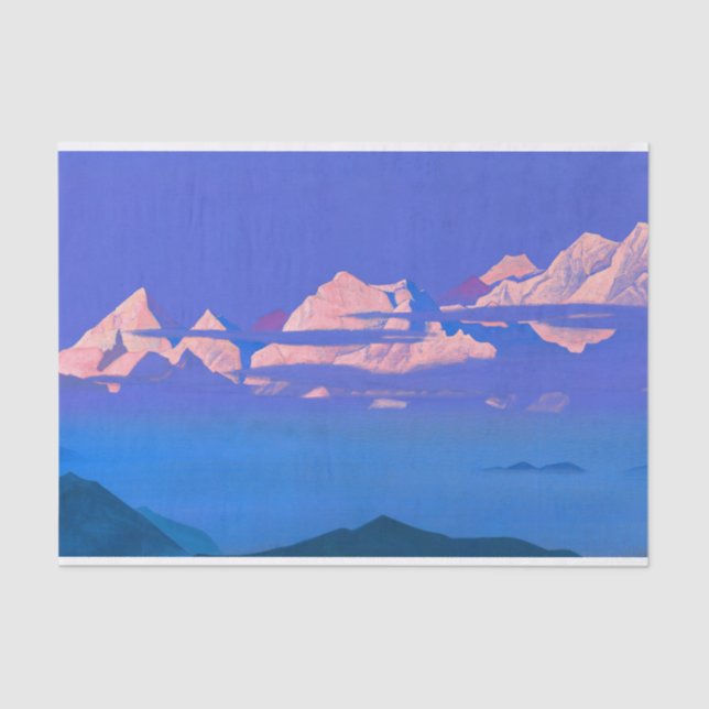 Himalayas by Nicholas Roerich Tissue Paper (Front)