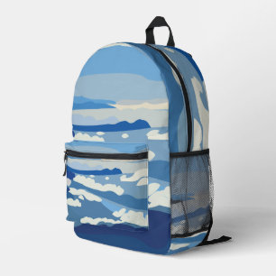 Himalayas Himalayan Mountains Asia Travel Printed Backpack