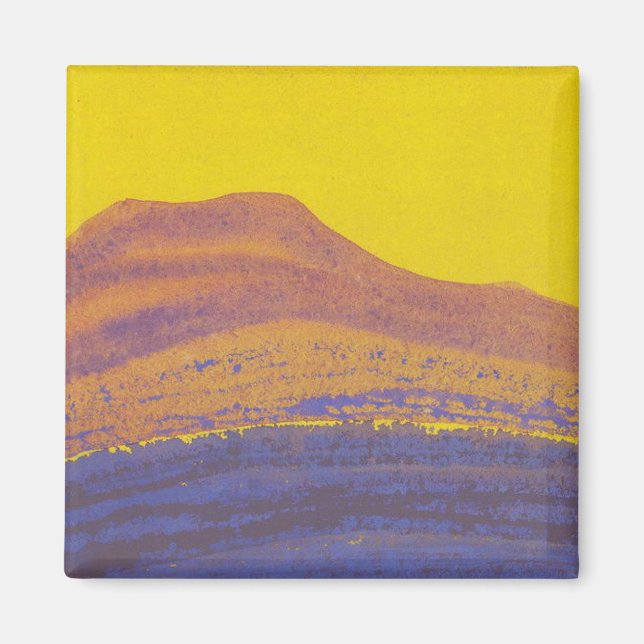 Himalayas (Mountain Range) (by Nicholas Roerich) Magnet (Front)
