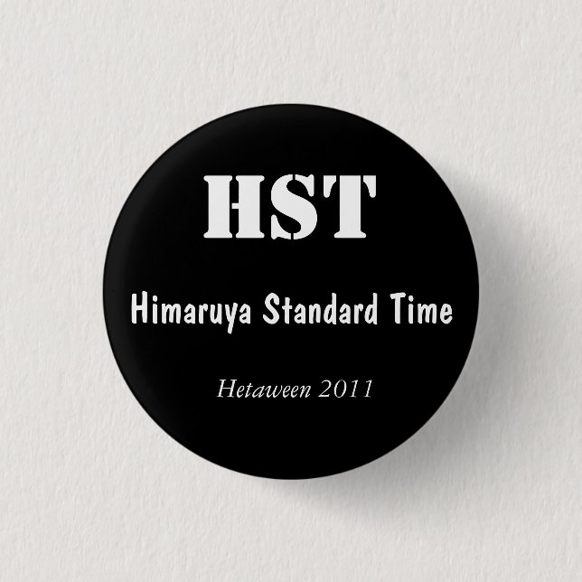 Himaruya Standard Time, Hetaween 2011, HST 3 Cm Round Badge (Front)