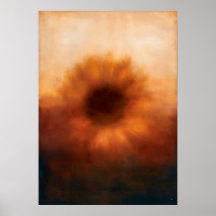Himawari Sunflower Abstract Colour Field Art