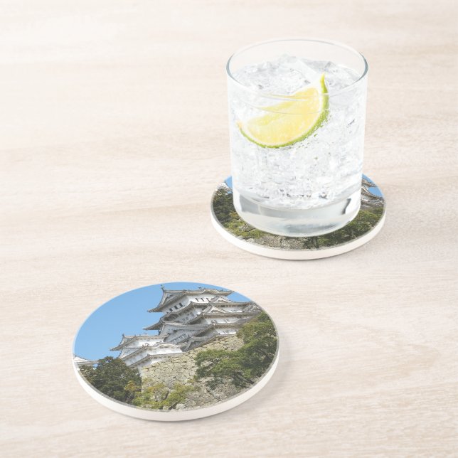 Himeji Castle 姫路城, Hyogo, Japan Coaster (Side)