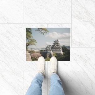Himeji Castle Majestic Fortress Japanese History Doormat