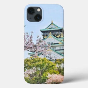 Himeji Castle with cherry blossoms iPhone 13 Case