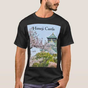 Himeji Castle with cherry blossoms T-Shirt