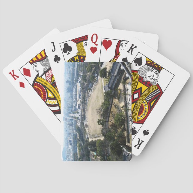 Himeji, Japan (View from atop castle) Playing Cards (Back)
