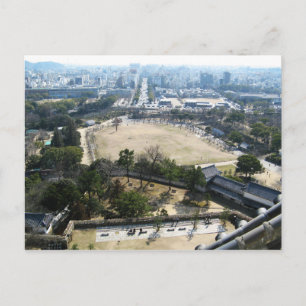 Himeji, Japan (View from atop castle) Postcard