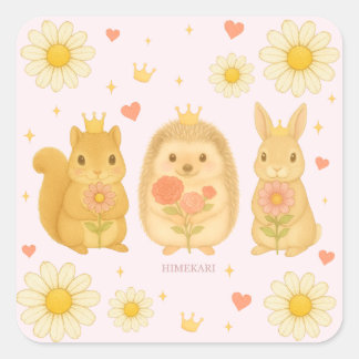 HIMEKARI Stars Sticker – Pink