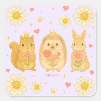 HIMEKARI Stars Sticker – Purple