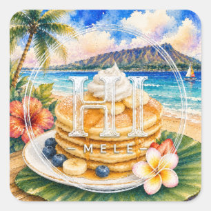 HIMELE Little Hawaiʻi Sticker — Pancake