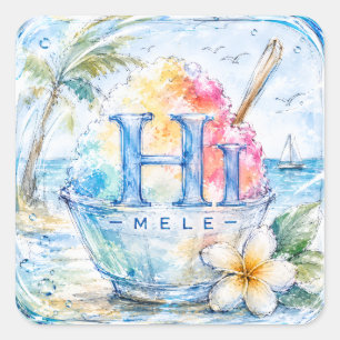 HIMELE Little Hawaiʻi Sticker — Shave Ice