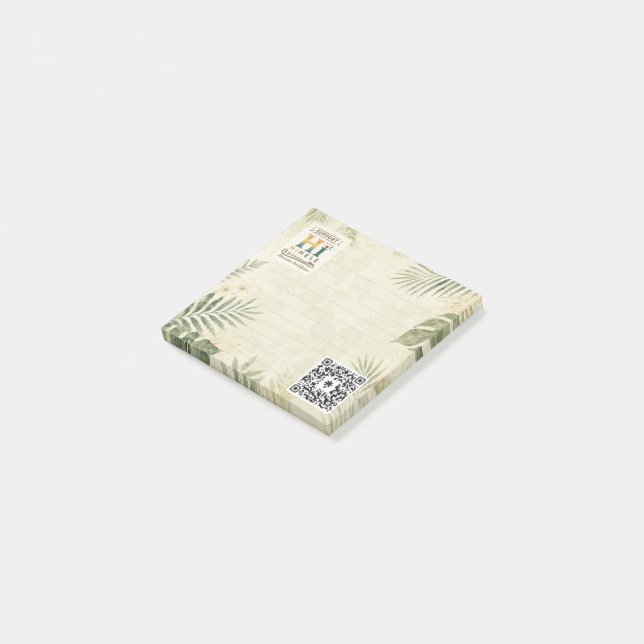 HIMELE Tropical Palm Post-it® Notes (Angled)