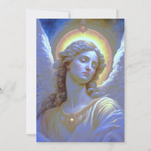 Himmlischer Engel im Glanz des göttlichen des Lich Invitation