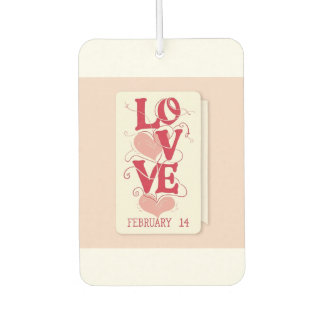himsical Valentine's Day-themed Car Air Freshener