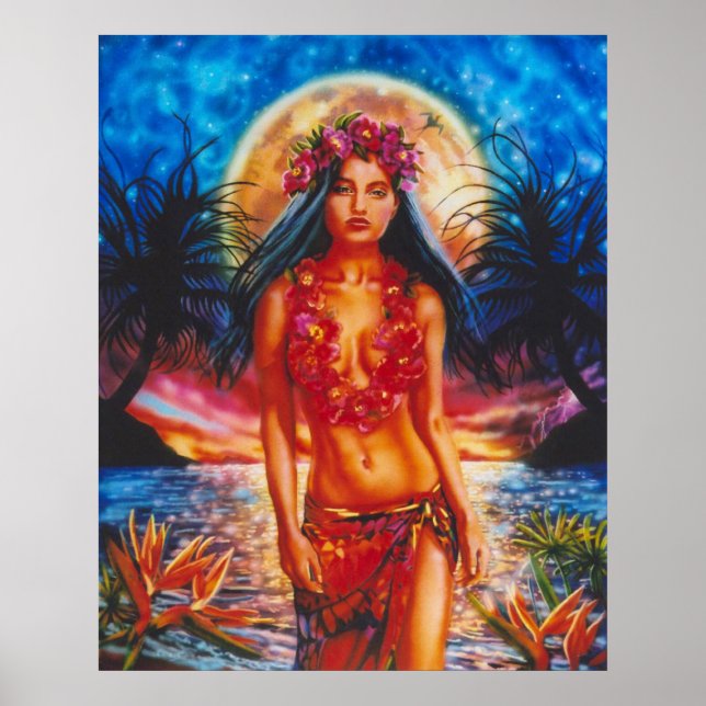 Hina by Lisa Iris Poster (Front)