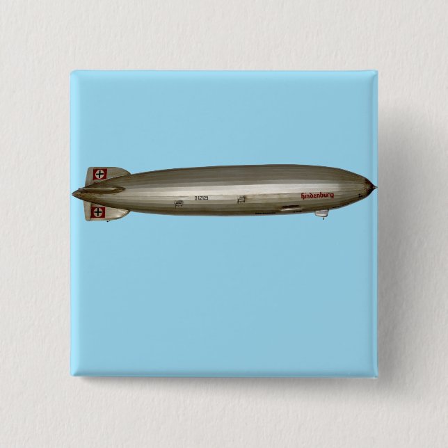 Hindenburg 15 Cm Square Badge (Front)