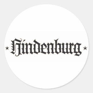 Hindenburg Sticker