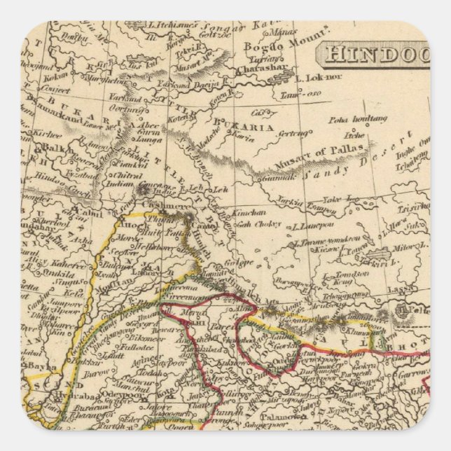 Hindoostan 2 square sticker (Front)