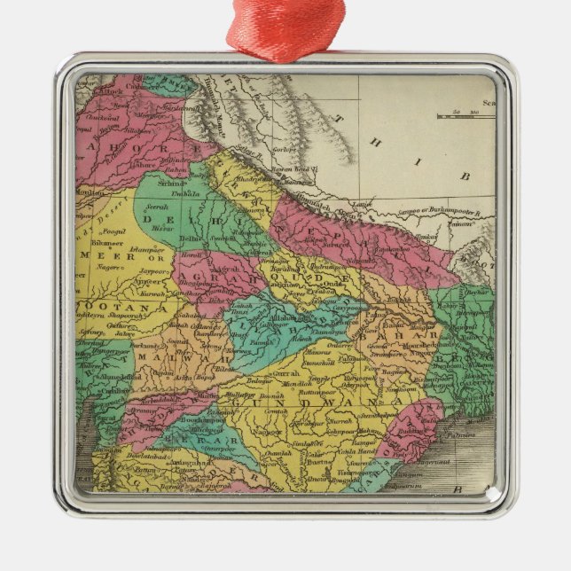 Hindoostan 3 metal tree decoration (Front)