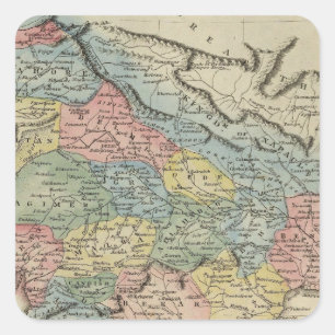 Hindoostan 5 square sticker