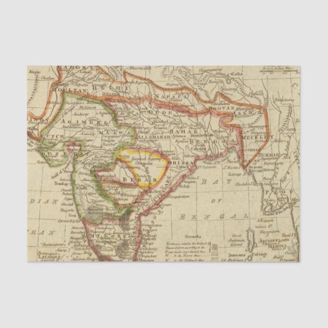 Hindoostan or India Tissue Paper (Front)