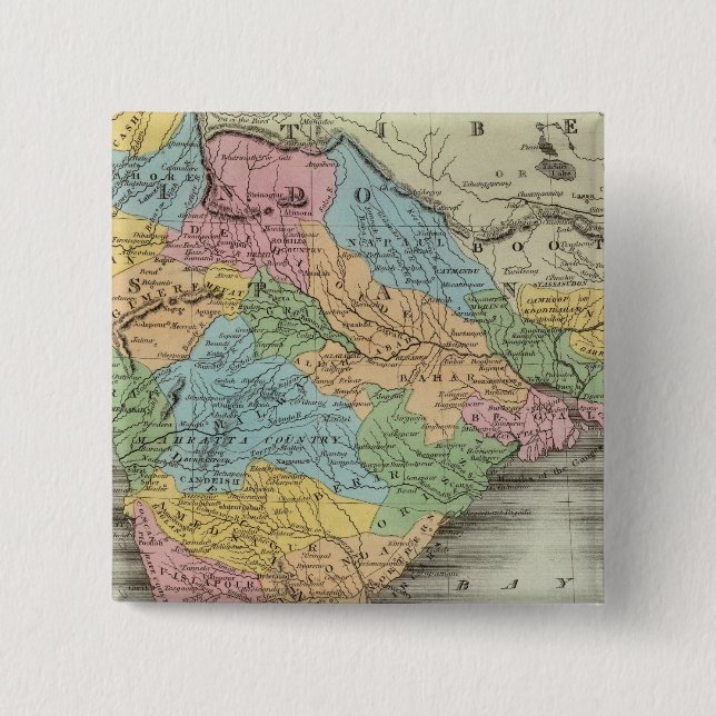 Hindostan 2 15 cm square badge (Front)