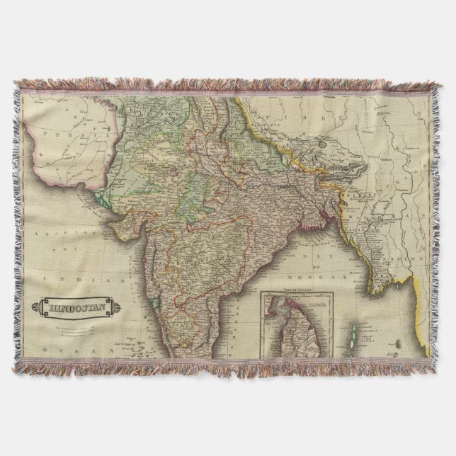 Hindostan 2 throw blanket (Front)