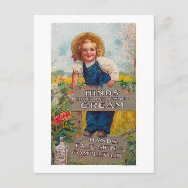 Hinds' Honey and Almond Cream Lotion Postcard (Front)