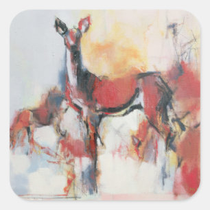 Hinds in winter 1995 square sticker