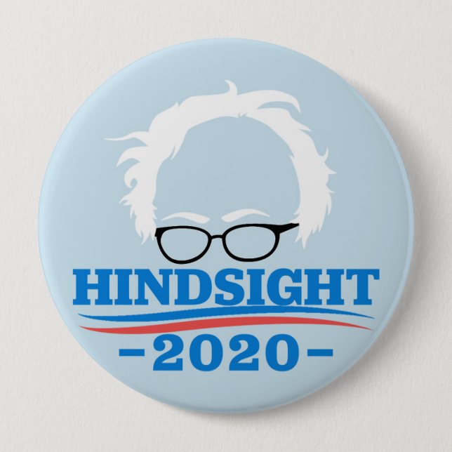 Hindsight 20/20 10 cm round badge (Front)