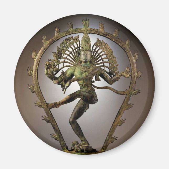 Hindu Deity Shiva Tamil the Destroyer Transformer Magnet (Front)
