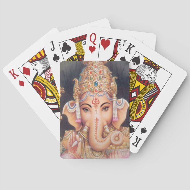 Hindu Elephant Ganesha Playing Cards (Back)