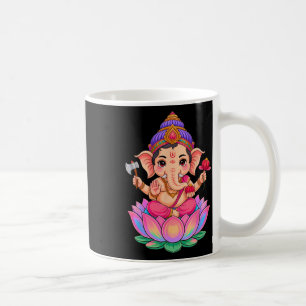 Hindu Ganesha Puja Elephant God India Meditation Y Coffee Mug