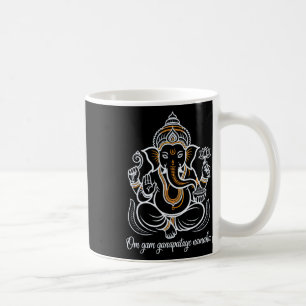 Hindu Ganesha Puja Elephant God India Meditation Y Coffee Mug
