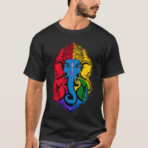 Hindu Ganesha Puja Elephant God India Meditation Y T-Shirt