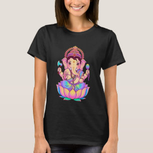 Hindu Ganesha Puja Elephant God India Meditation Y T-Shirt