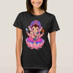 Hindu Ganesha Puja Elephant God India Meditation Y T-Shirt