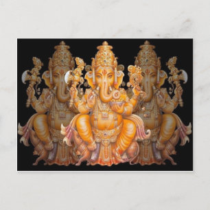 Hindu God Ganesh Postcard