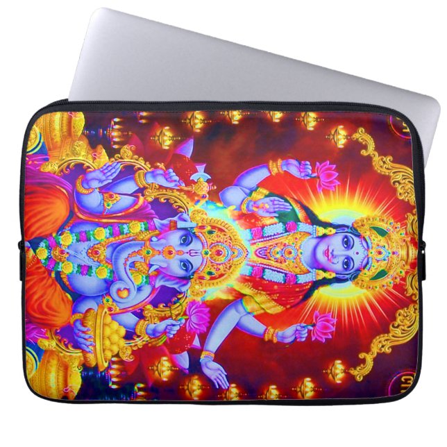 hindu god laptop sleeve (Front)