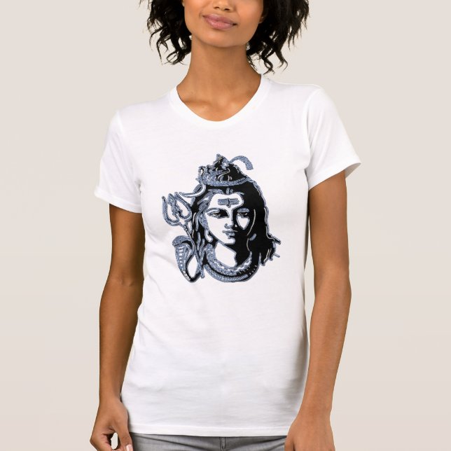 Hindu God Mahadev Shiva blessings T-shirt Design (Front)