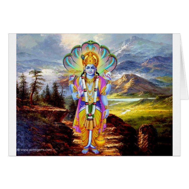 HINDU GOD VISHNU (Front Horizontal)